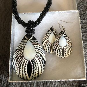 Matching Necklace and Earring set